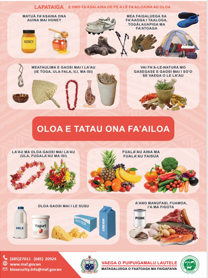 Oloa e ao ona fa'ailoa